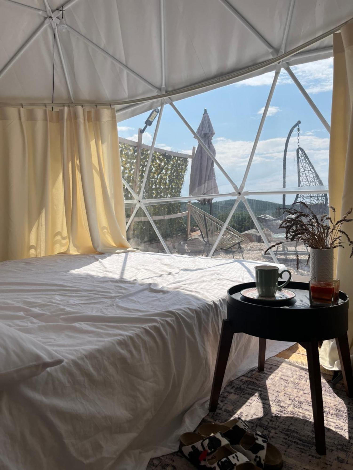 Glamping Peninsula Lustica Rose Villa Tivat Exterior photo